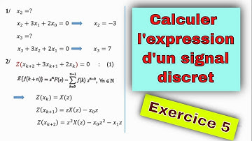 Solved Exercise (Z-transform and inverse Z-transform) | Transformée en Z et transformée en Z inverse