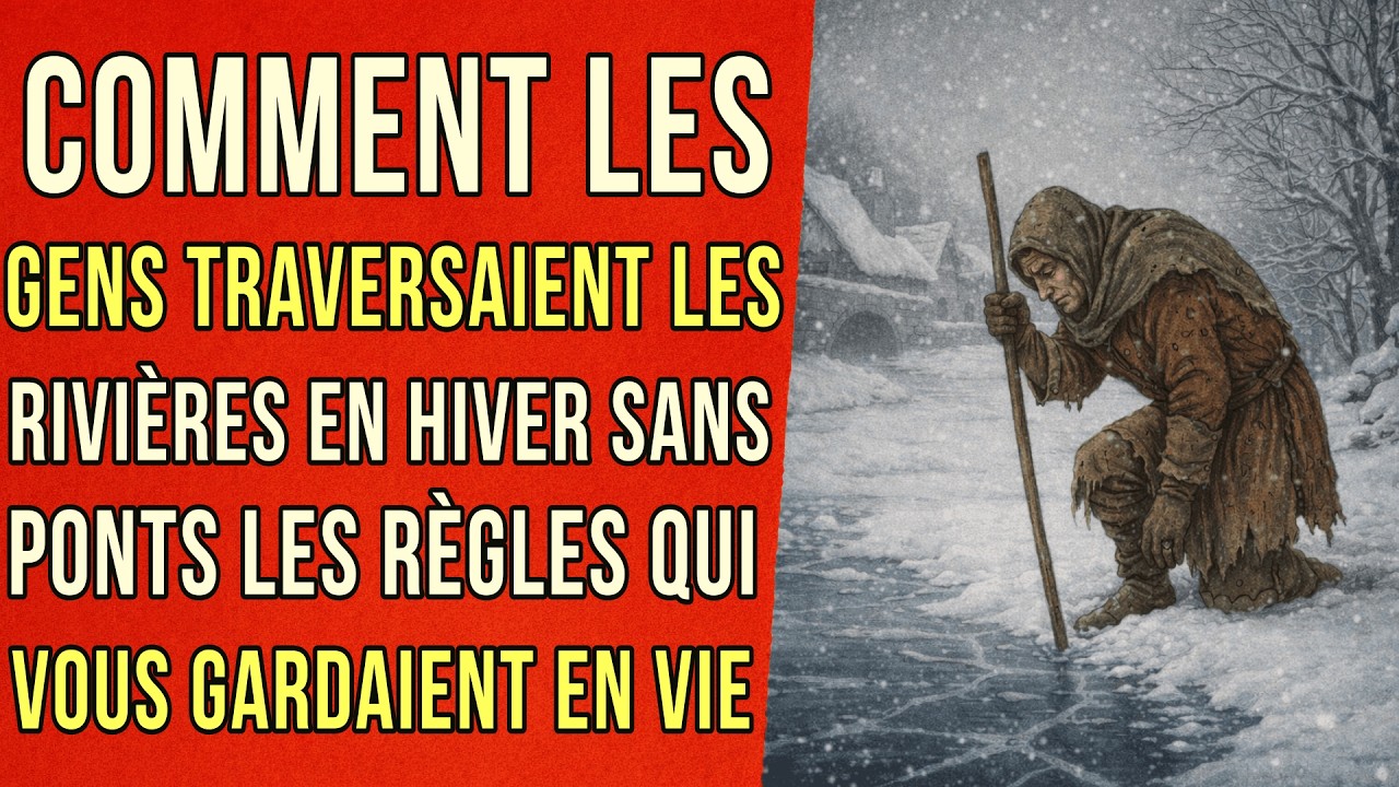 Comment les gens traversaient les rivières en hiver sans ponts: les règles qui vous gardaient en vie
