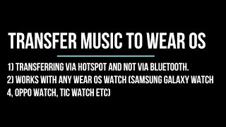 Transfer music files to wear OS Smart Watch with WIFI (Samsung galaxy watch 4,OPPO Watch,TicWatch..) screenshot 3