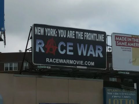 Race War: Flatbush Ave and Norstrand Billboard