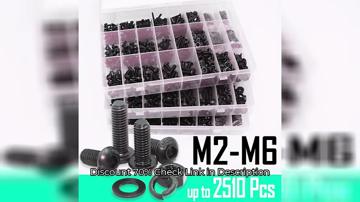 up to 2510p M2 M2.5 M3 M4 M5 M6 Round Hex Cap Screw kit 10.9 Grade Black Socket Button Head Allen Dr