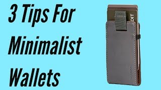 Minimalist Wallets - 3 Tips You Must Know (Before You Buy)