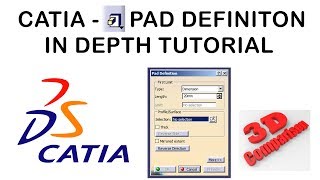 CATIA V5 -  How to use the PAD function