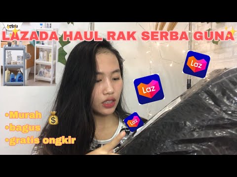 UNBOXING RAK  SERBA GUNA  LAZADA  HAUL MURAH YouTube