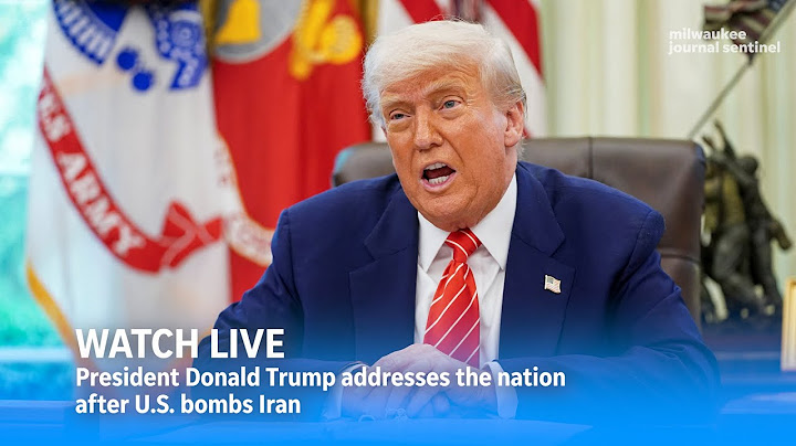 Donald Trump speech after US attacks Iran: President to address nation after nuclear site strikes