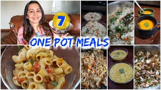 7 Indian Meals in One Pot Meal | Indian Lunch / Dinner / Snack ideas