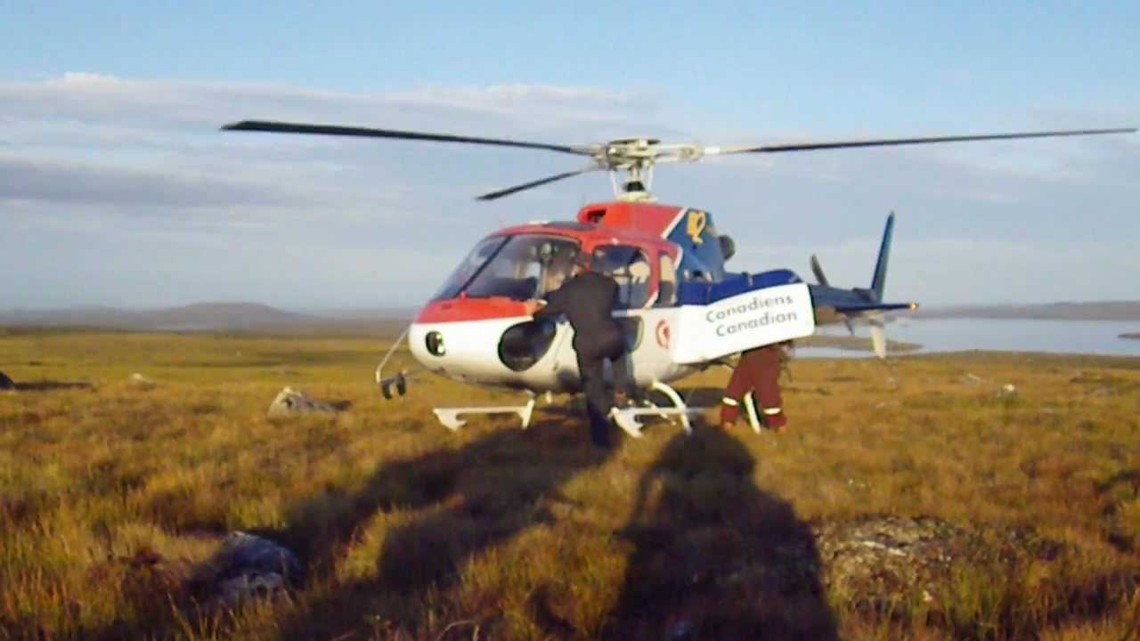 helicopter strange lake