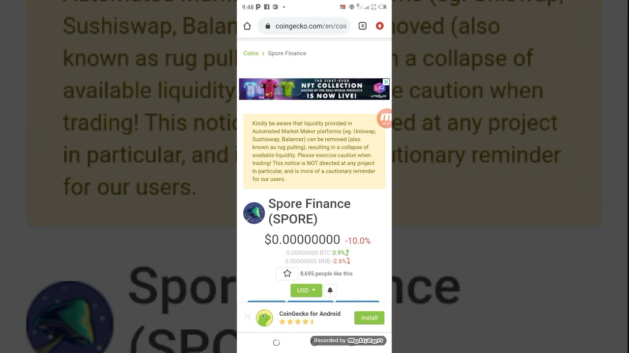 BUY 2,200,000,000 SPORE TOKEN JUST FOR 1$$$ (SPORE) ON TRUST WALLET/ BUY IT NOW.