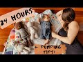 DAY IN THE LIFE WITH A NEWBORN | PUMPING TIPS