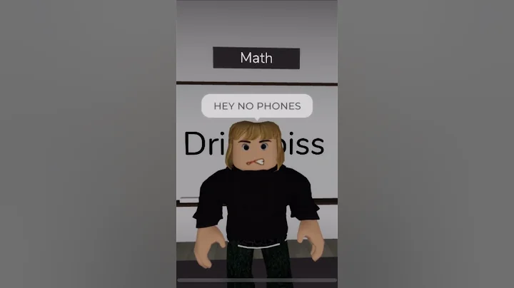 When your teacher tells you to put the phone away. #roblox #shorts #funny