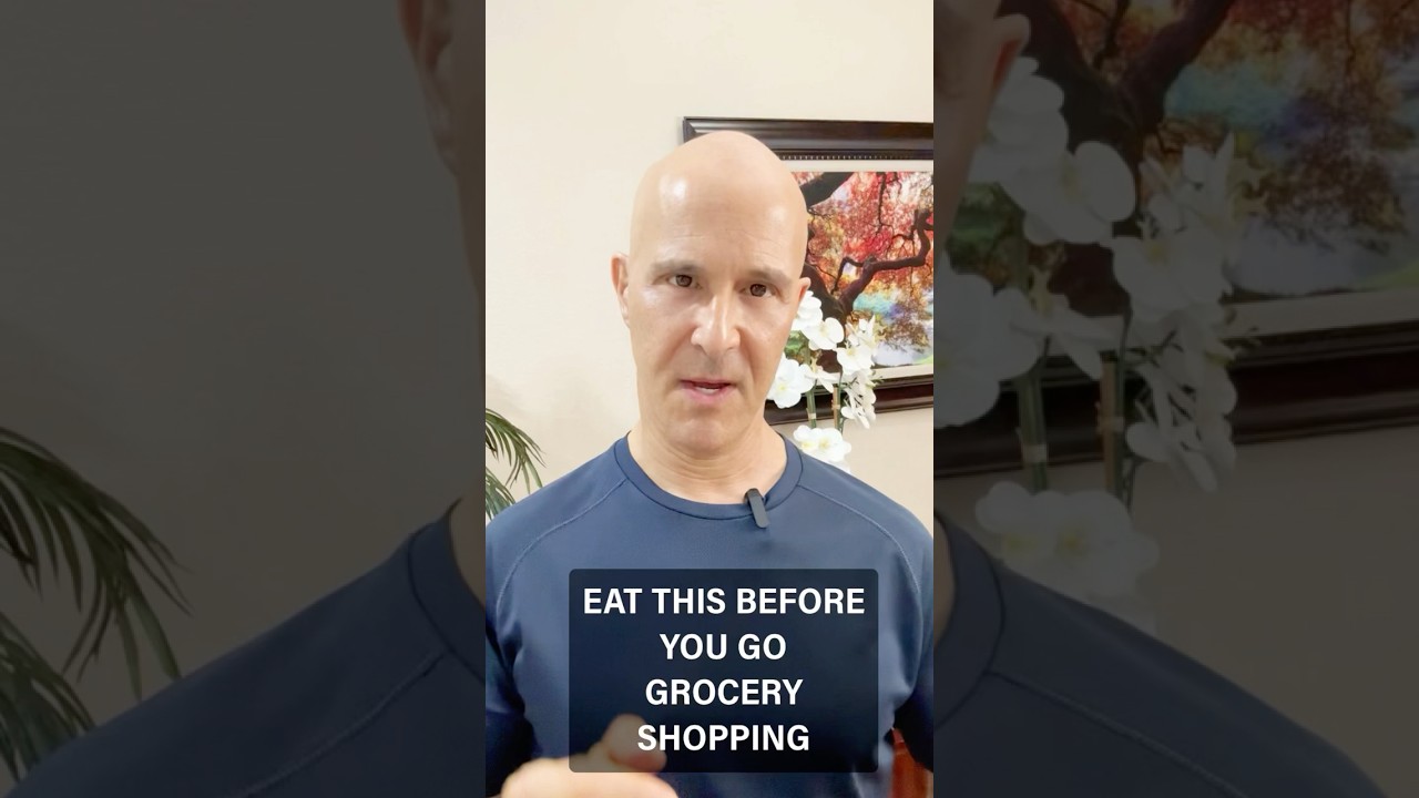 EAT THIS BEFORE YOU GO GROCERY SHOPPING #drmandell #food #weightloss #shopping