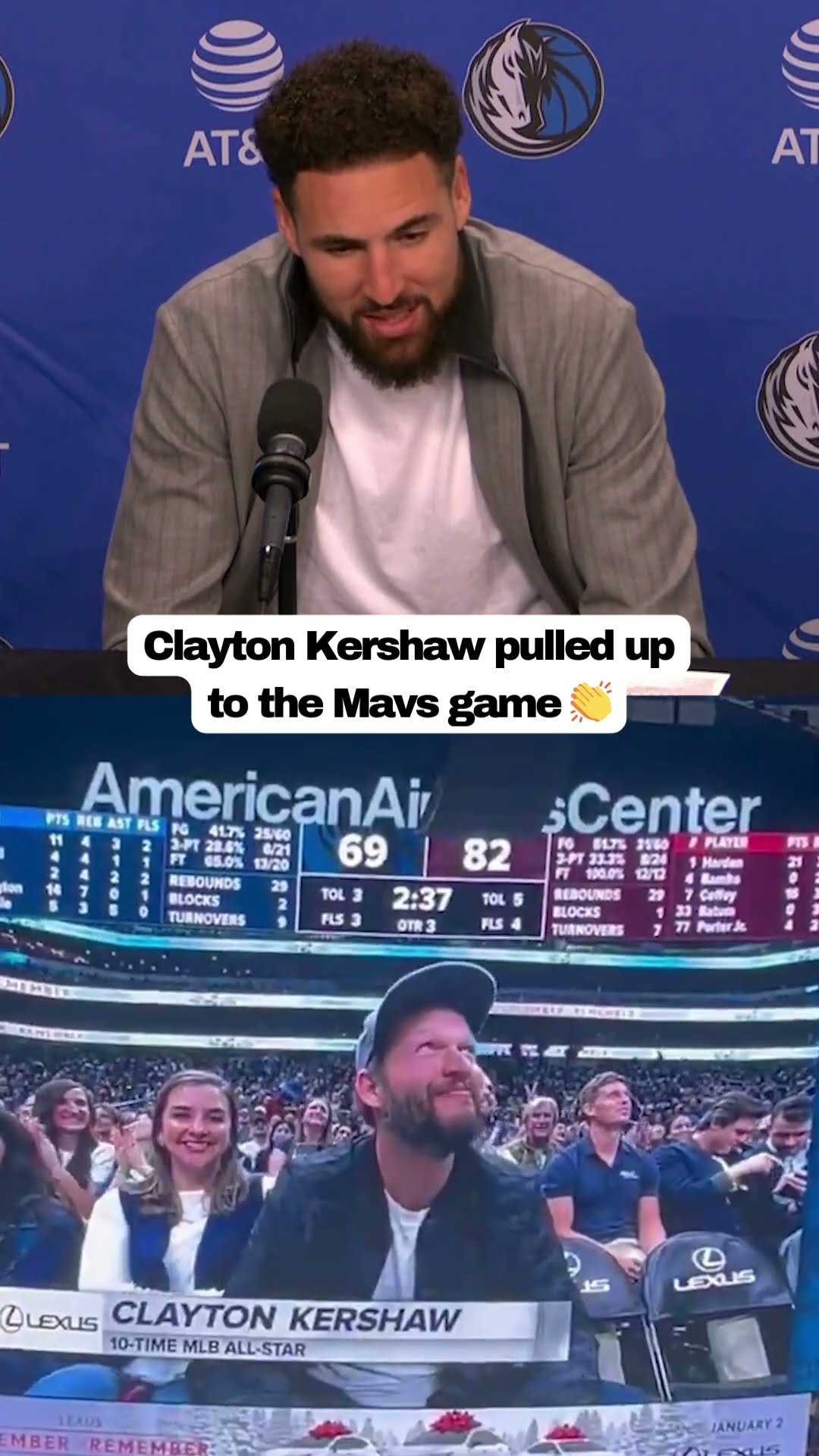 Klay Thompson got to meet Clayton Kershaw ?