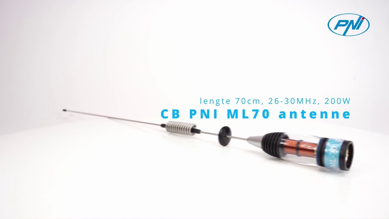 CB PNI ML70 antenne, lengte 70cm, 26 30MHz, 200W NL