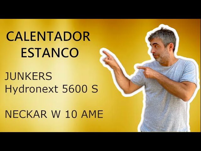 Calentador gas butano NECKAR W 10 AME