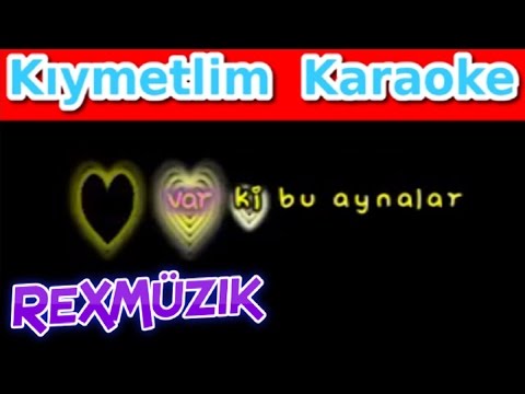 Kıymetlim - Mustafa Ceceli - İrem Derici - Karaoke (Lyrics)