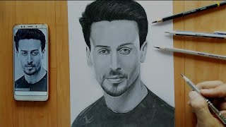 Tiger Shroff Drawing From Baaghi 4 Movie Pencil Sketch Of Tiger Shroff
