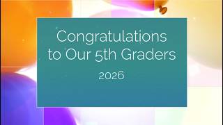 5th Grade Slideshow 2026