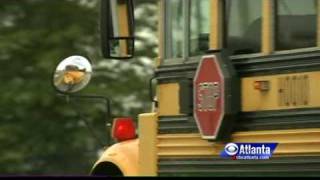 Cobb County schools bus stop