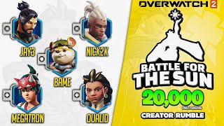 Jay3 Plays in The 20,000 Overwatch 2 Battle for the Sun Tournament w/ Megatron, Oualid, Bame, Nick2k