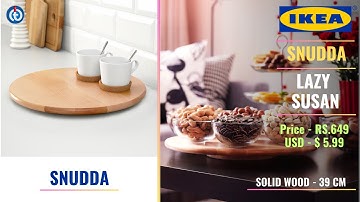 IKEA SNUDDA Lazy Susan Solid Wood Review