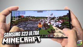 Samsung Galaxy S23 Ultra test game Minecraft | Snapdragon 8 Gen 2