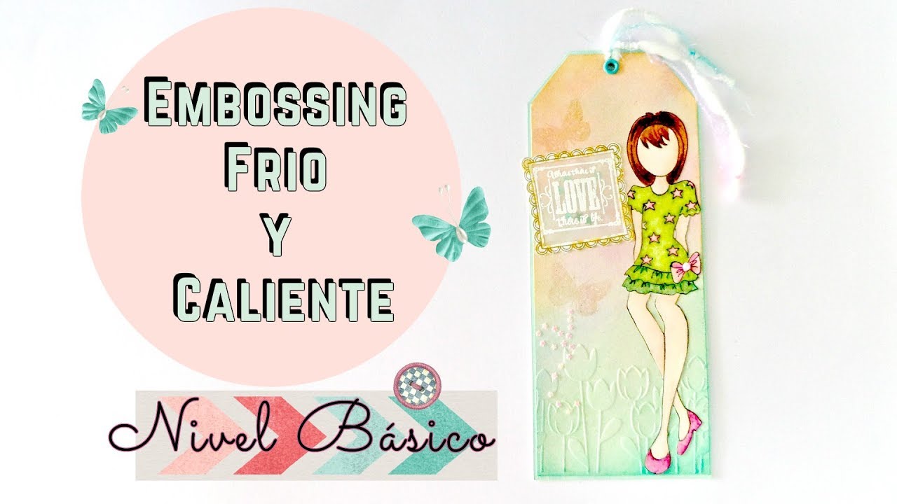 Como Aplicar Embossing en Frio y Caliente- TUTORIAL PARA PRINCIPIANTES- Zona Scrapera