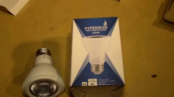 Hyperikon 8W/PAR20 LED Bulb, Part 2
