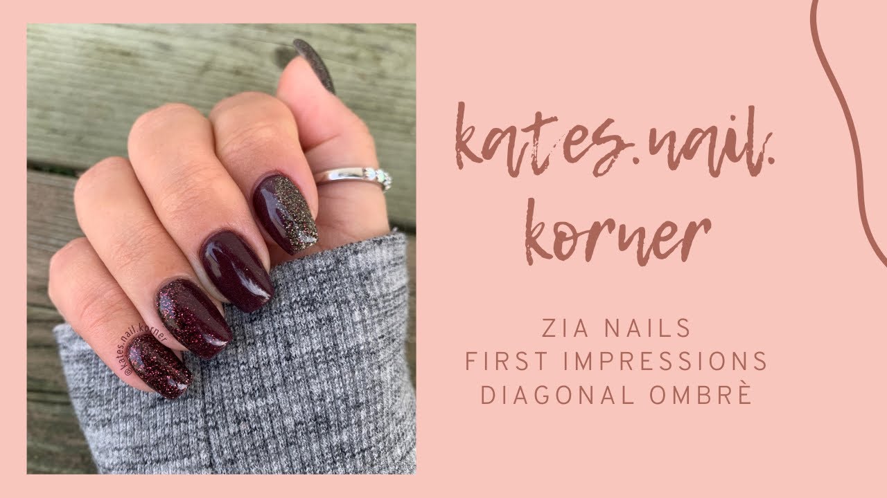 Zia Nails First Impressions | Diagonal Ombre Mani