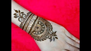 Simple and Easy Mehndi Designs for Back Hands||Bold Mehandi design for hands