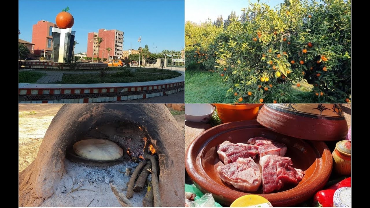 جماعة شويحية اقليم بركان...🍊خبز الكوشه وطاجين على الفحمBerkane🍊Chouihia