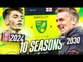 I *TAKEOVER* NORWICH for 10 SEASONS and SAVE them from RELEGATION!!💪 FIFA 22 Career Mode