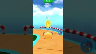 Sky Rolling Ball 3D - spin wheel level 14, SpeedRun Gameplay, Android IOS #shorts #youtubeshorts screenshot 4