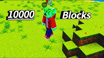 Traveling 10,000 Blocks in Minecraft Survival!