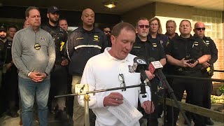 Euclid Police Chief emotional after officer's death Resimi