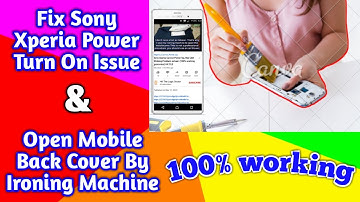 Sony Xperia Cannot Power Up, Red LED Blinking Problem solved. (100% working guarantee)