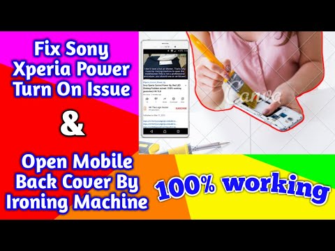 Sony Xperia Cannot Power Up, Red LED Blinking Problem solved. (100% working guarantee)