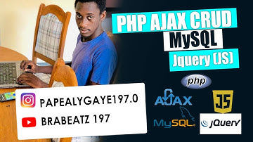 CRUD avec PHP, AJAX, MySQL | Partie 1 ( Ajouter et Lire )