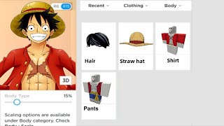 Making Luffy A Roblox Account! - YouTube