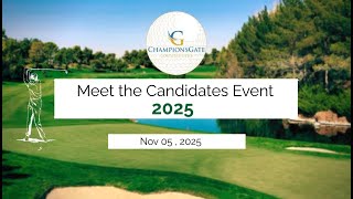 Meet the Candidates Event 2025