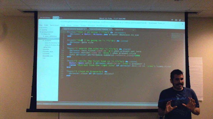Enrique Matta at SLUG Meeting 1