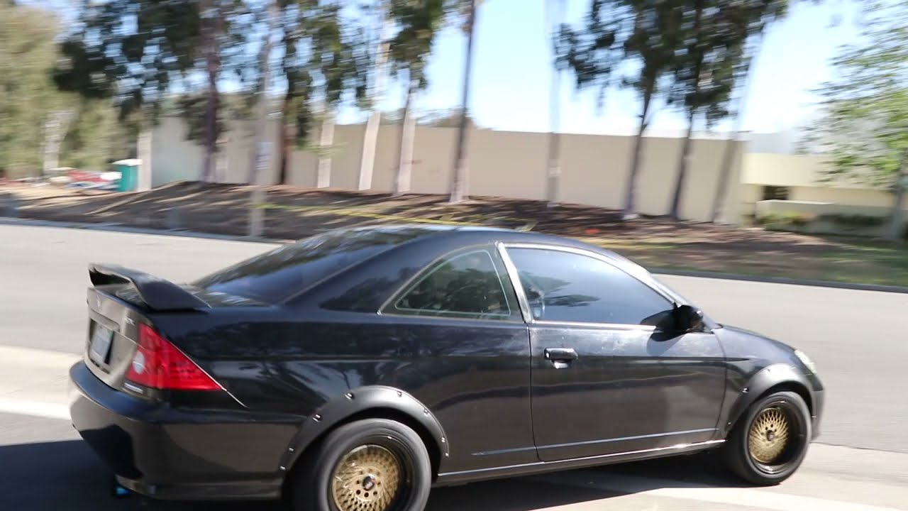 Ultimate Ricer leaving car show