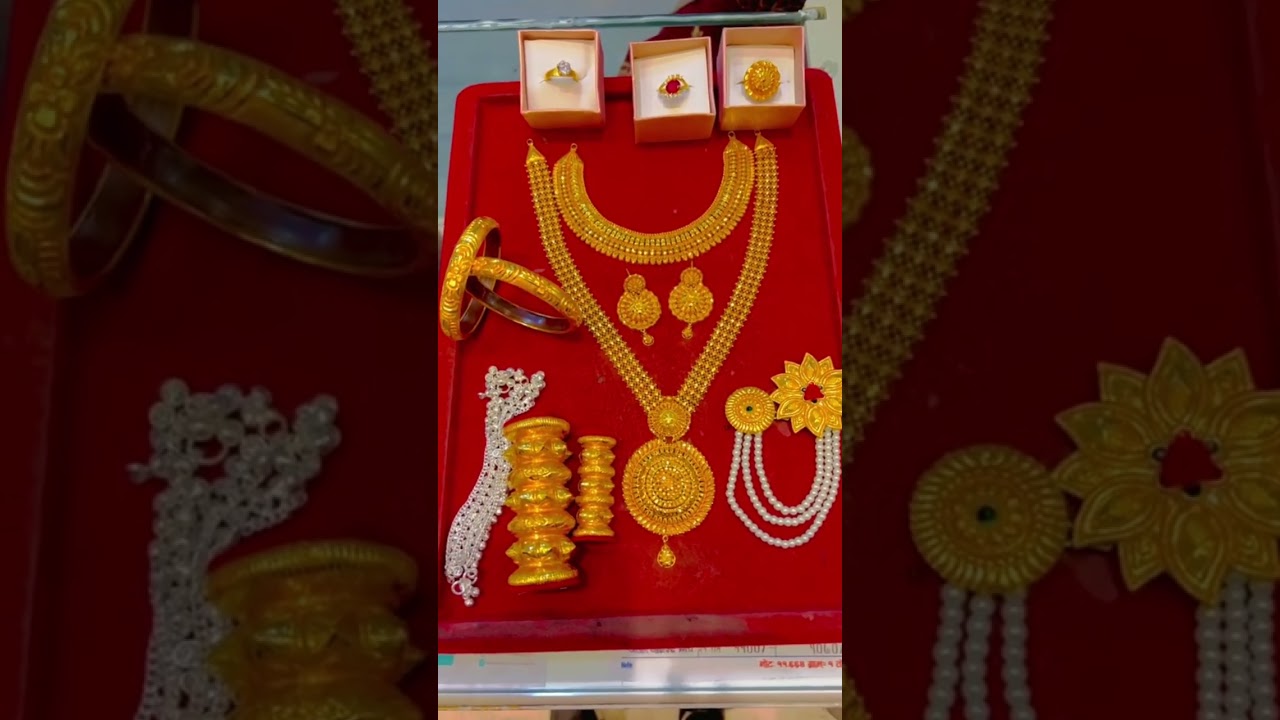 24k low weight bridal set 