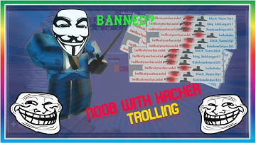 NOOB WITH HACKS TROLLING ARSENAL(ROBLOX)
