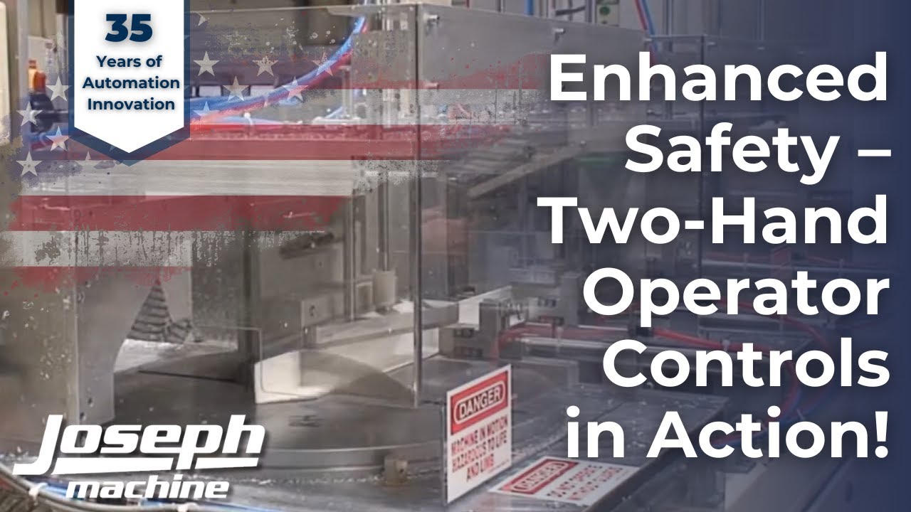 Two Hand Operation Joseph Machine Company - two hand operator controls safety option - YouTube
