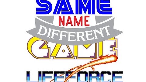 Same Name Different Game Episode 01: Life Force Part 1/2 (NES vs. Turbografx)
