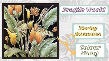 Colour Along | Fragile World by Kerby Rosanes | Lemur Leaf Frogs
