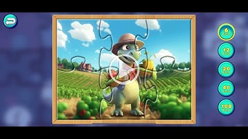 Fun Puzzle Game for Kids 🧩 | Dino Fun Educational Gameplay!