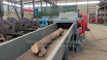 Wood Drum Chipper with Electric Motor Testing video