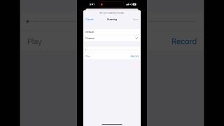How to customise voicemail on iPhones#ios18#settings#techtips#tips#youtubeshorts