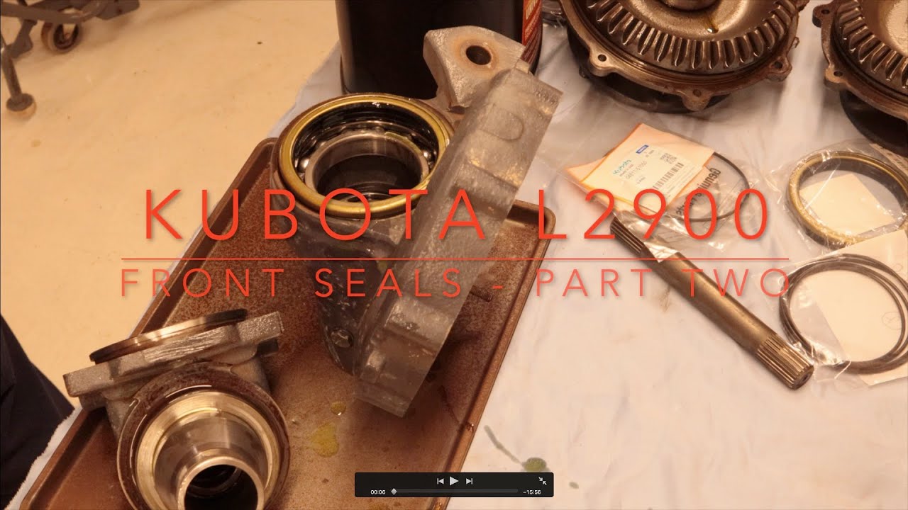 Part 2 Front Axle Seals Kubota L2900 Made By J D YouTube Part 2 Front Axle Seals Kubota L2900 Made By J D YouTube
